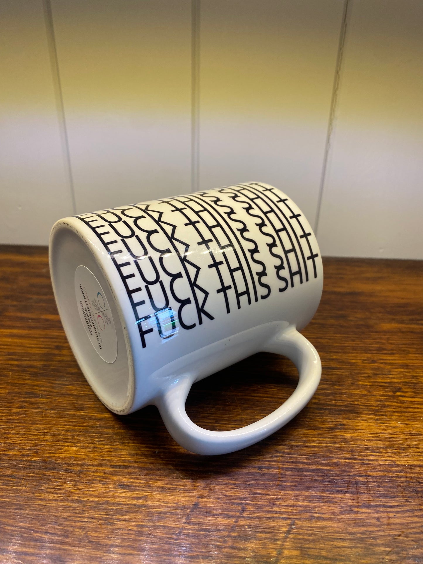 Fuck This Shit Mug, Hidden Swear Message Mug, Sarcastic Gift, Funny Gift for Coworker, Gift For Boss, Sarcastic Friend, Bestie Gift