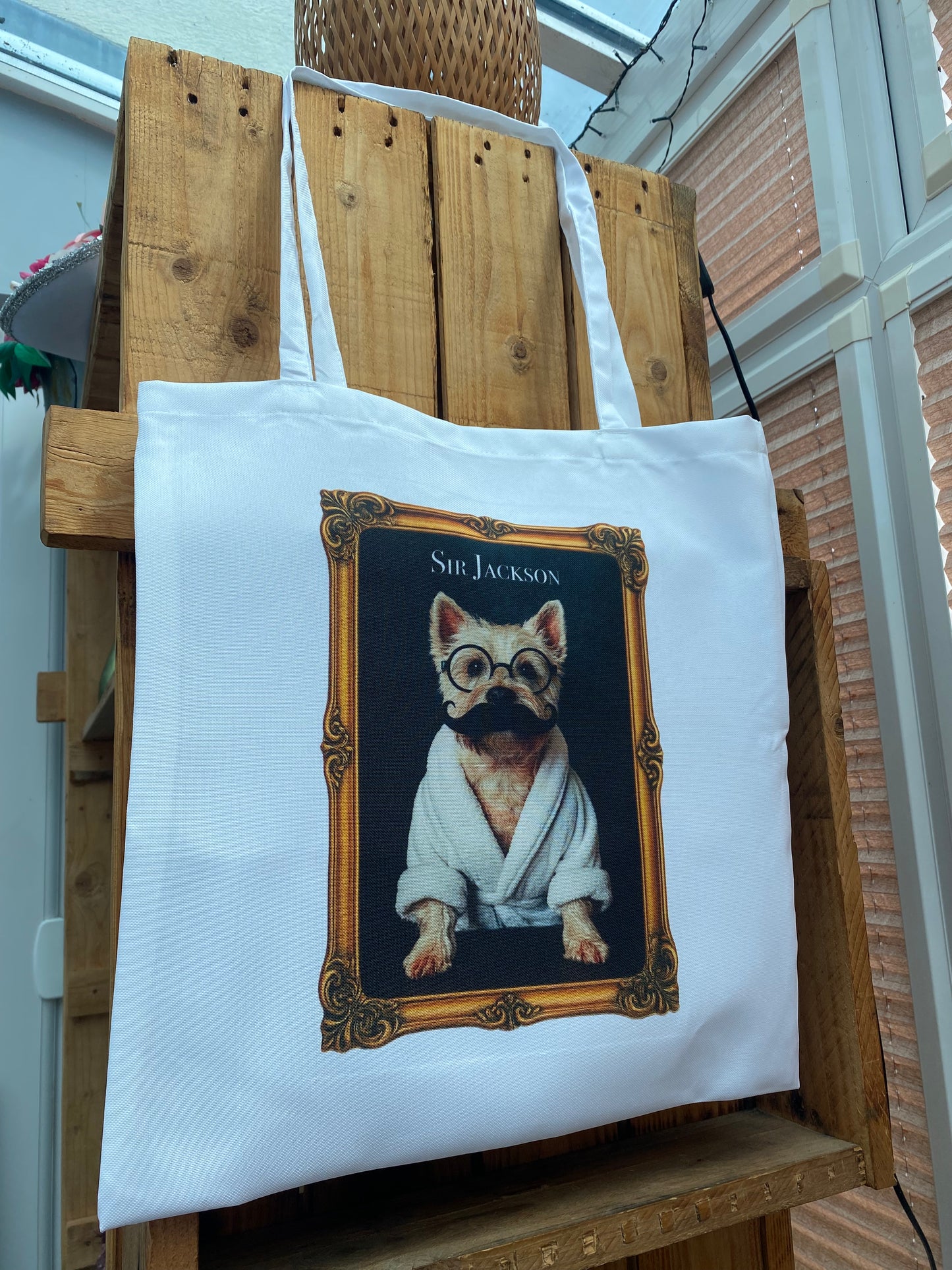 Custom Funny Pet Portrait – Black & White | Perfect for Tote Bags, Mugs, Magnets, Keyrings, Slates & NotebooksBecause Your Pet Deserves to Be Ridiculously Fabulous