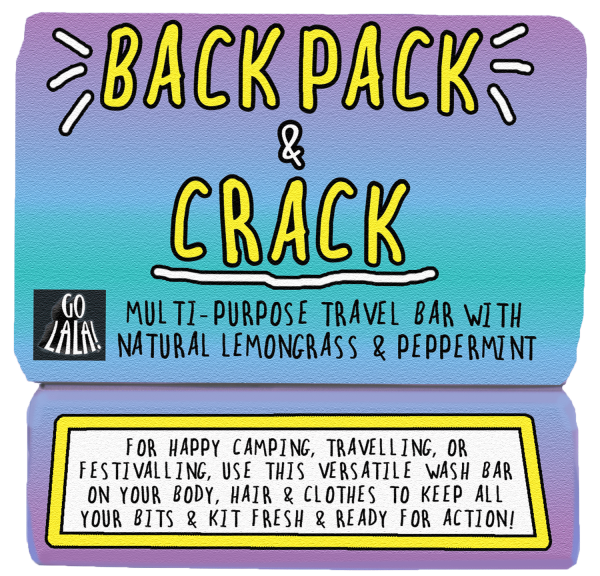 Backpack & Crack Travel Soap Bar - Novelty Gift