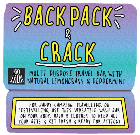 Backpack & Crack Travel Soap Bar - Novelty Gift