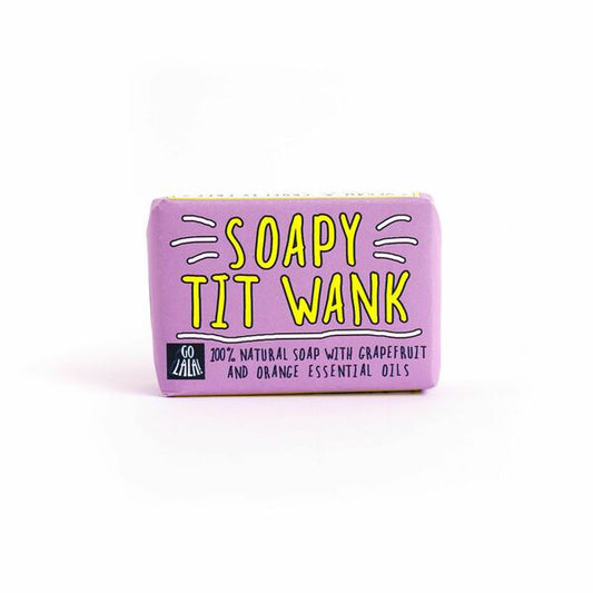 Soapy Tit Wank Soap Bar - Novelty Gift