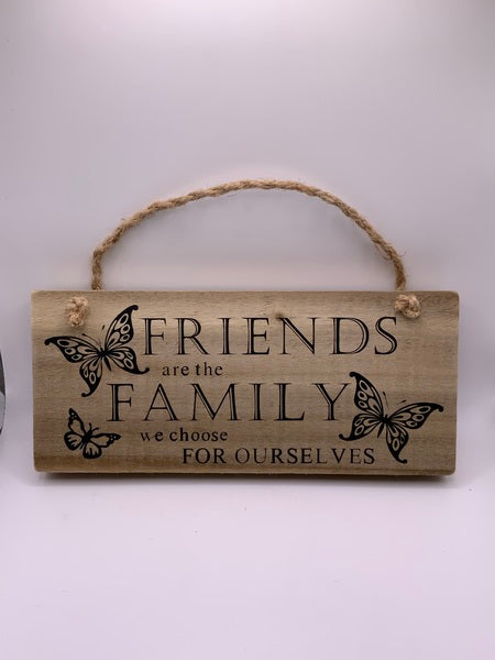 (259) Friends -Rustic Plaque-PL 041