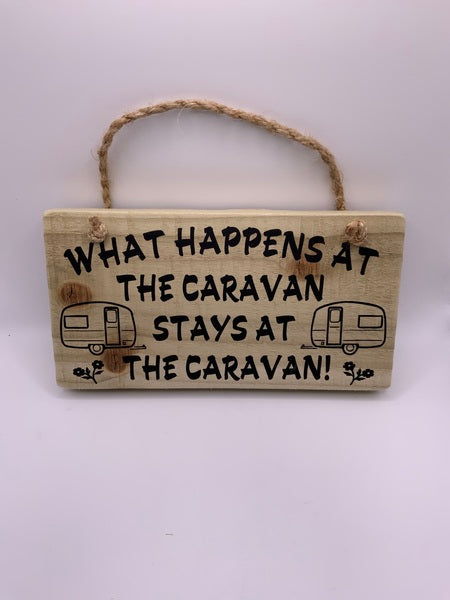 (259) Caravan -Rustic Plaque-PL 020