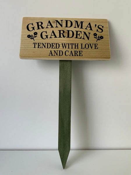 (259) Bills Plaques-Rustic Garden Stake-SPL 015