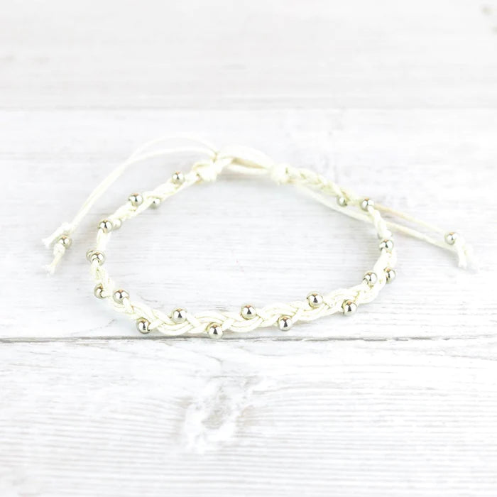 Islander - Cream Beaded Bracelet