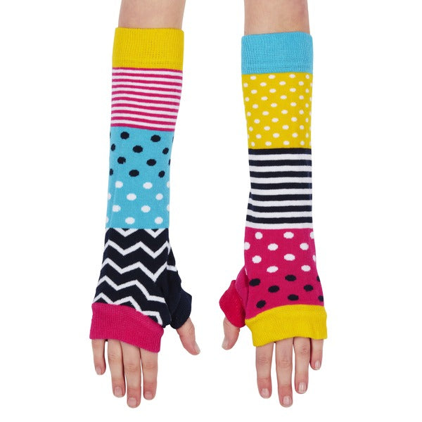 Mixed Pattern Arm Warmers