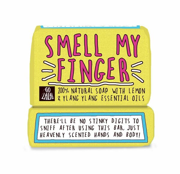 Smell My Finger Soap Bar - Novelty Gift