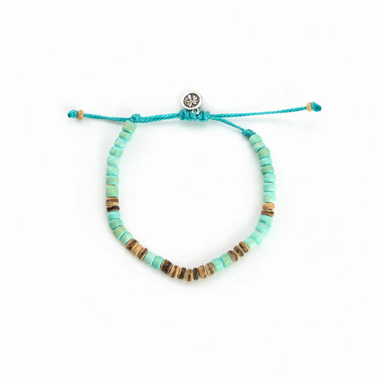 Islander - Green Coconut Wood Bracelet