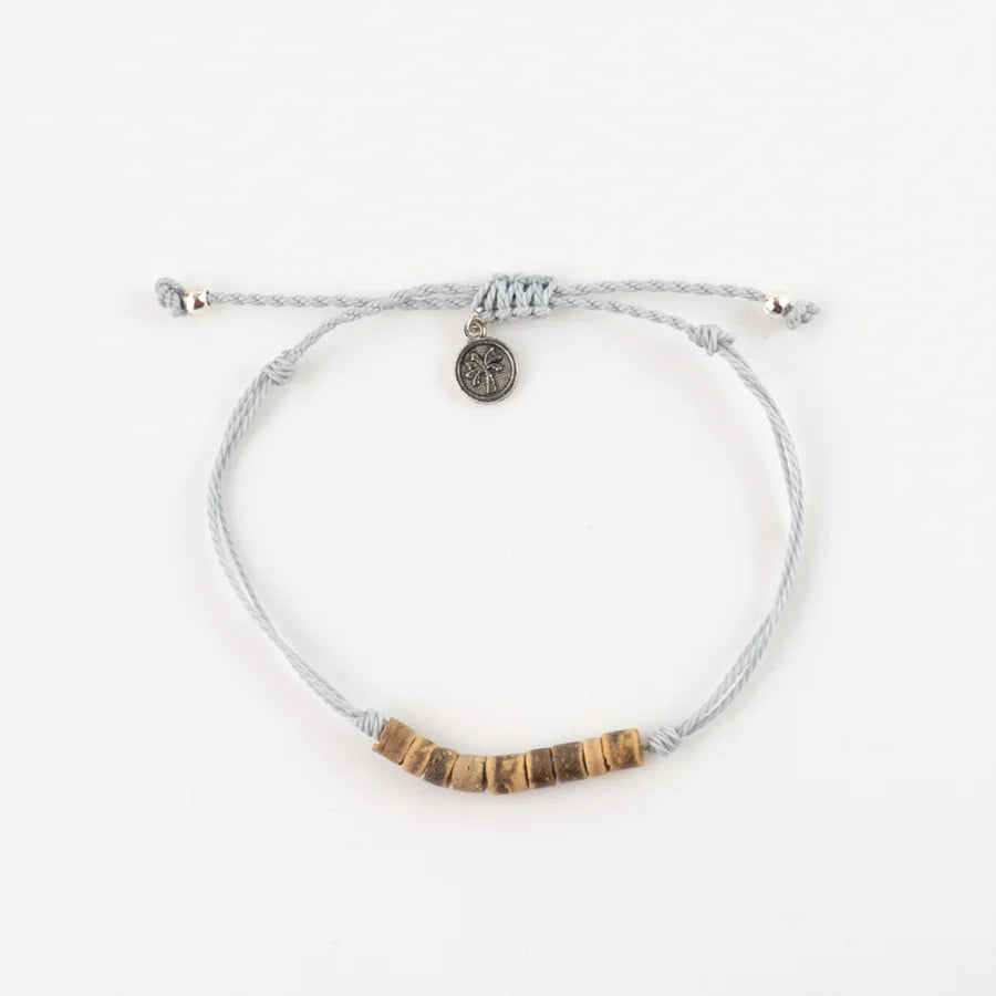 Islander - Grey Coconut Wood Bracelet