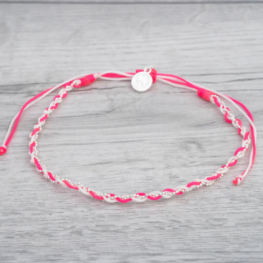 Islander - Pink Twist Anklet