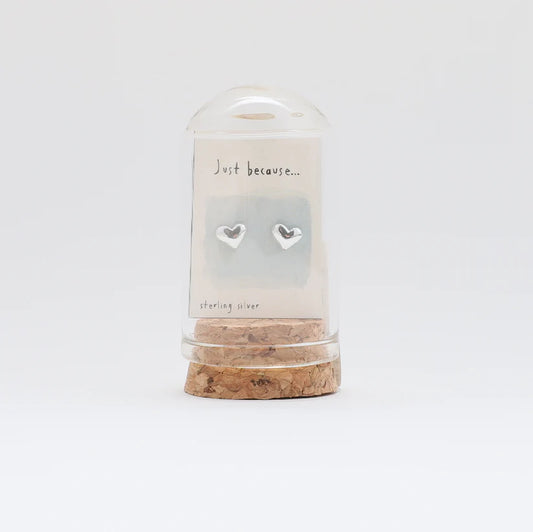 Just Because - Message Bottle Earrings