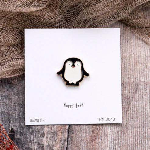 Happy Feet Pin Badge