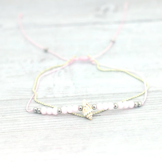 Islander - Pink Shell Anklet