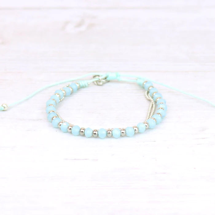 Islander - Blue Double Strand Bracelet