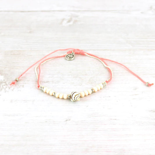 Islander - Coral Shell Anklet