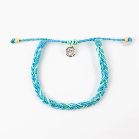 Islander - Blues Plaited Anklet