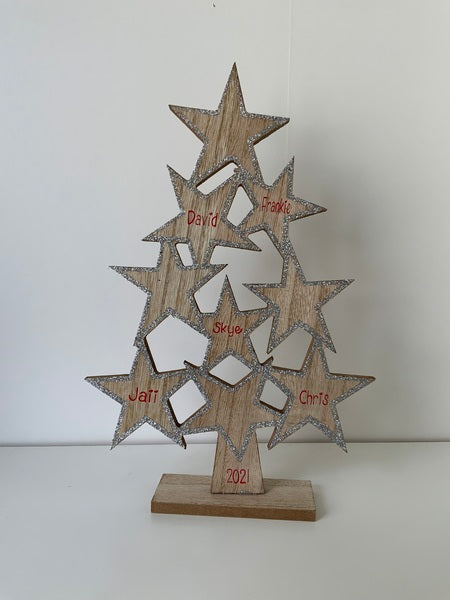 Glitter Star Tree