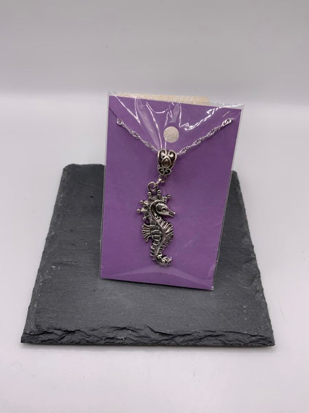 (224) Large Seahorse Necklace
