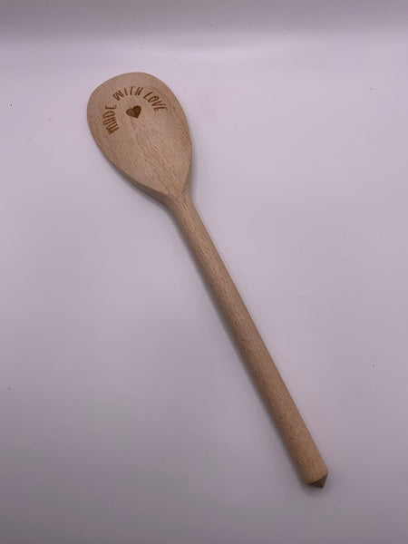 (223) Made With Love Small Wooden Spoon