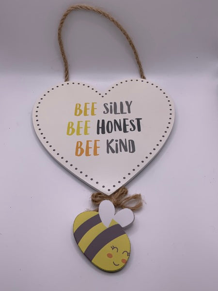 Bee Silly, Bee Kind Plaque