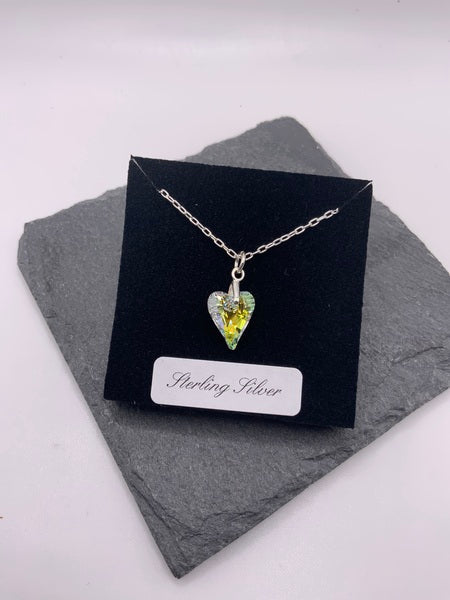 (224) Wild Heart Crystal Necklace