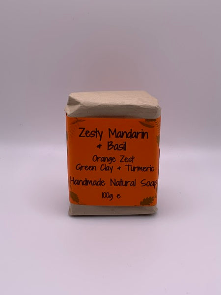 Somerset Natural Soaps Zesty Mandarin & Basil Soap