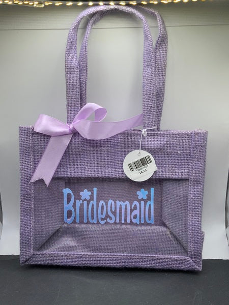 (108) Purple Bridesmaid Bag