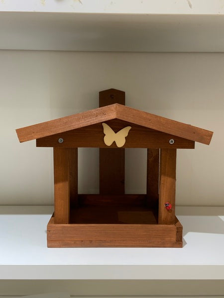 (159) Bills Boxes-Bird Feeder/Wall-Brown-Tile