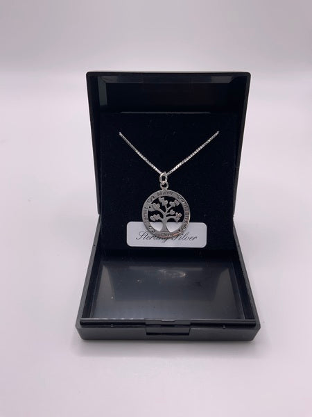 (224) One Family Sterling Silver Necklace