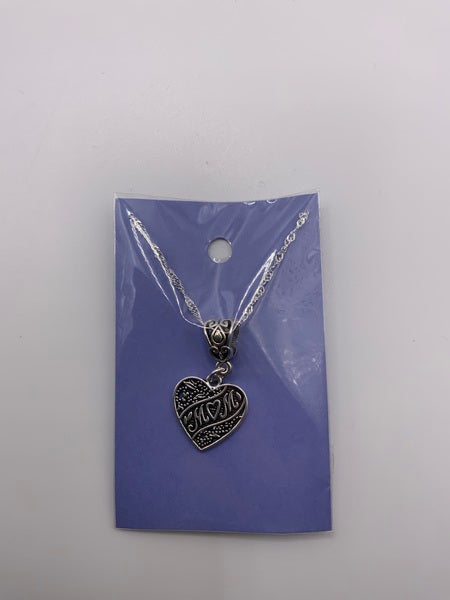 (224) Mum Heart Necklace