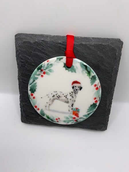 (223) Dalmatian - Dog Christmas Decoration
