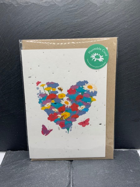 Padg - Plantable Floral Heart Card