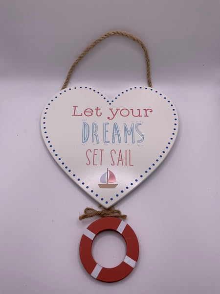 Dreams Set Sail Plaque