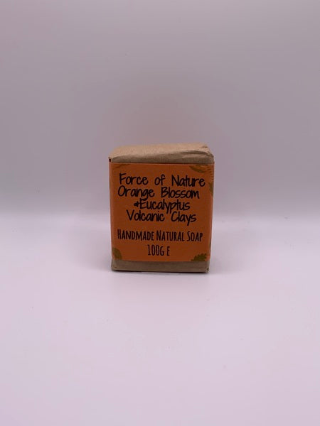 Somerset Natural Soaps  Force of Nature Orange Blossom Eucalyptus Volcanic Clays Soap