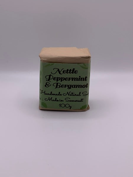 Somerset Natural Soaps Nettle Peppermint & Bergamot Soap