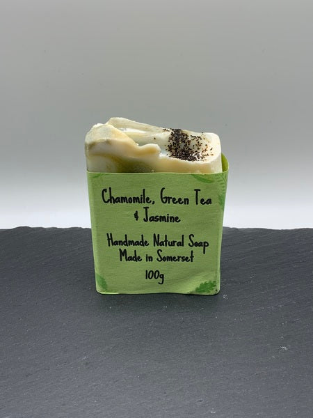 (256) Chamomile Green Tea & Jasmine Soap