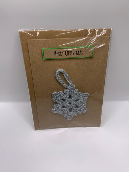 (266) Merry Christmas - Snowflake Christmas Card