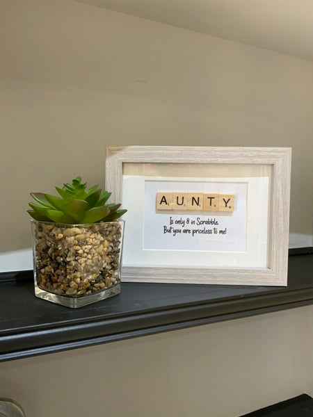 Aunty - Priceless To Me Tile Frame