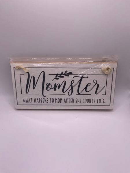 Momster Plaque
