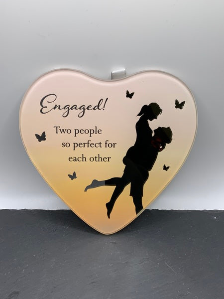 Engaged - Mini Mirrored Heart