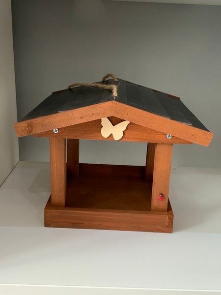 (159) Bills Boxes-Bird Feeder-Brown-Tile