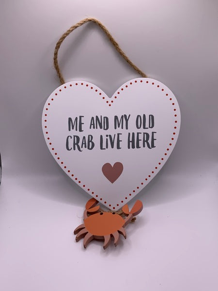 My Old Crab Hanging Heart