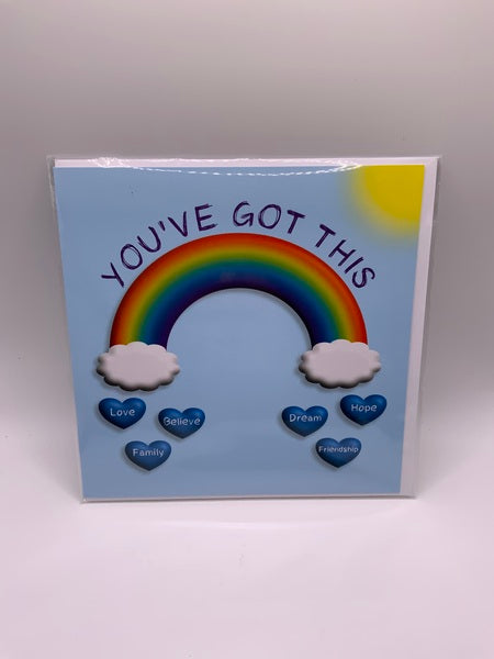 (107) You've Got This Rainbow Card