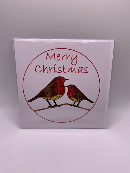 (107) Christmas Card Robins