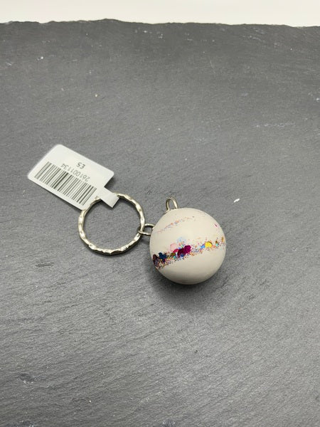 (261) Jesmonite Ball Keyring